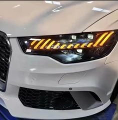 Audi a6 c7 ön far lambası rs6 model full led 2011 / 2016