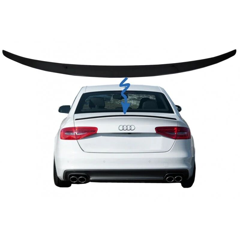 Audi a4 b8 bagaj üstü spoiler pianoblack boyalı 2008 / 2015