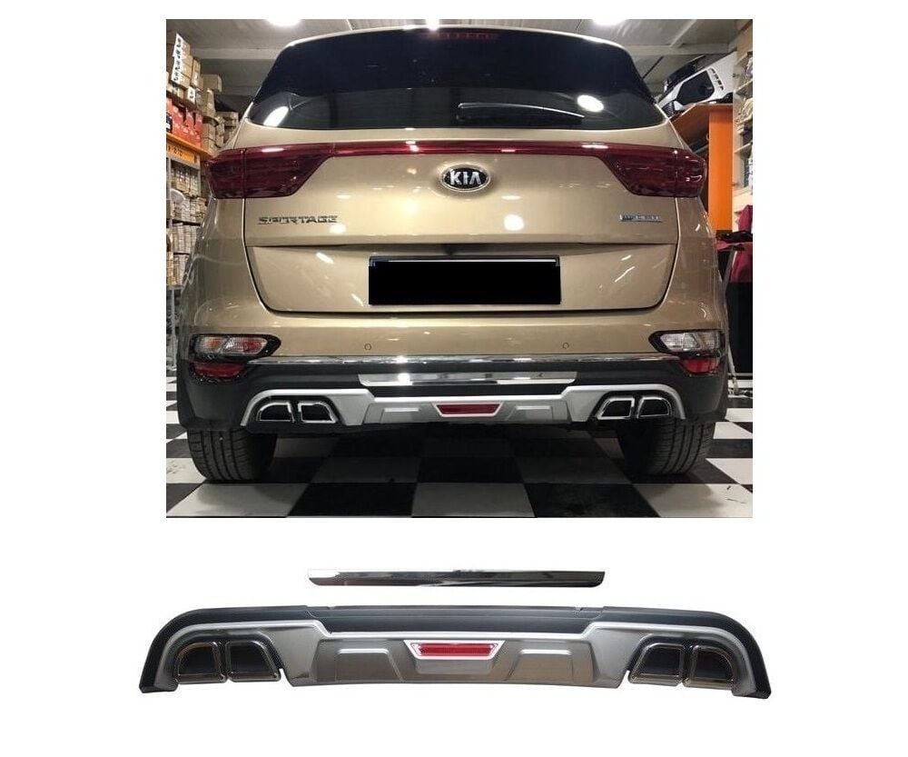 Kia sportage arka tampon koruma difüzör 2018 / 2021