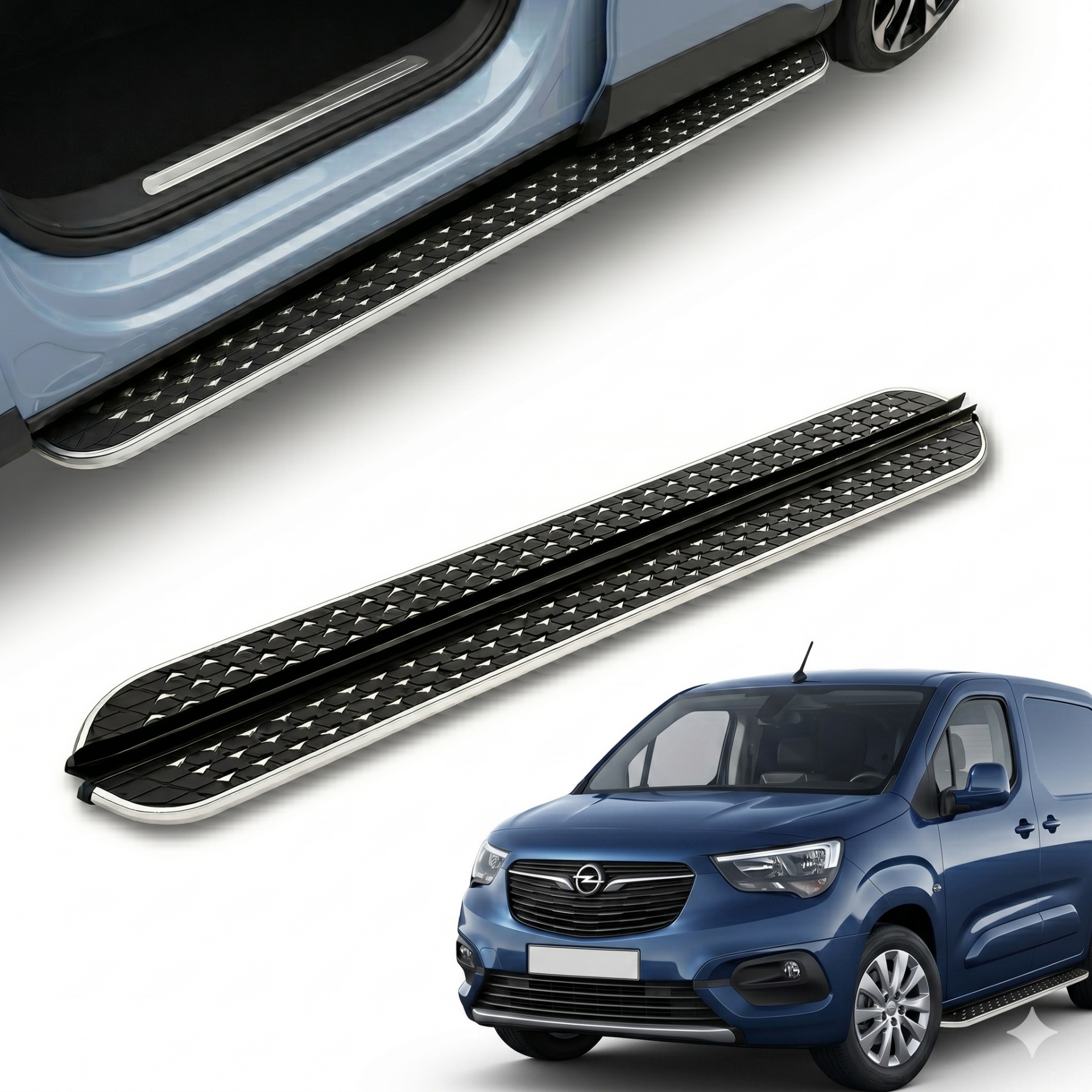 Opel combo yan basamak marşbiyel koruma flory 2021+