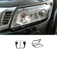 Nissan navara far ve stop çerçeve takımı siyah 2023+