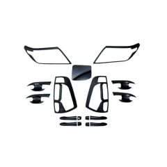 Nissan navara far ve stop çerçeve takımı siyah 2023+