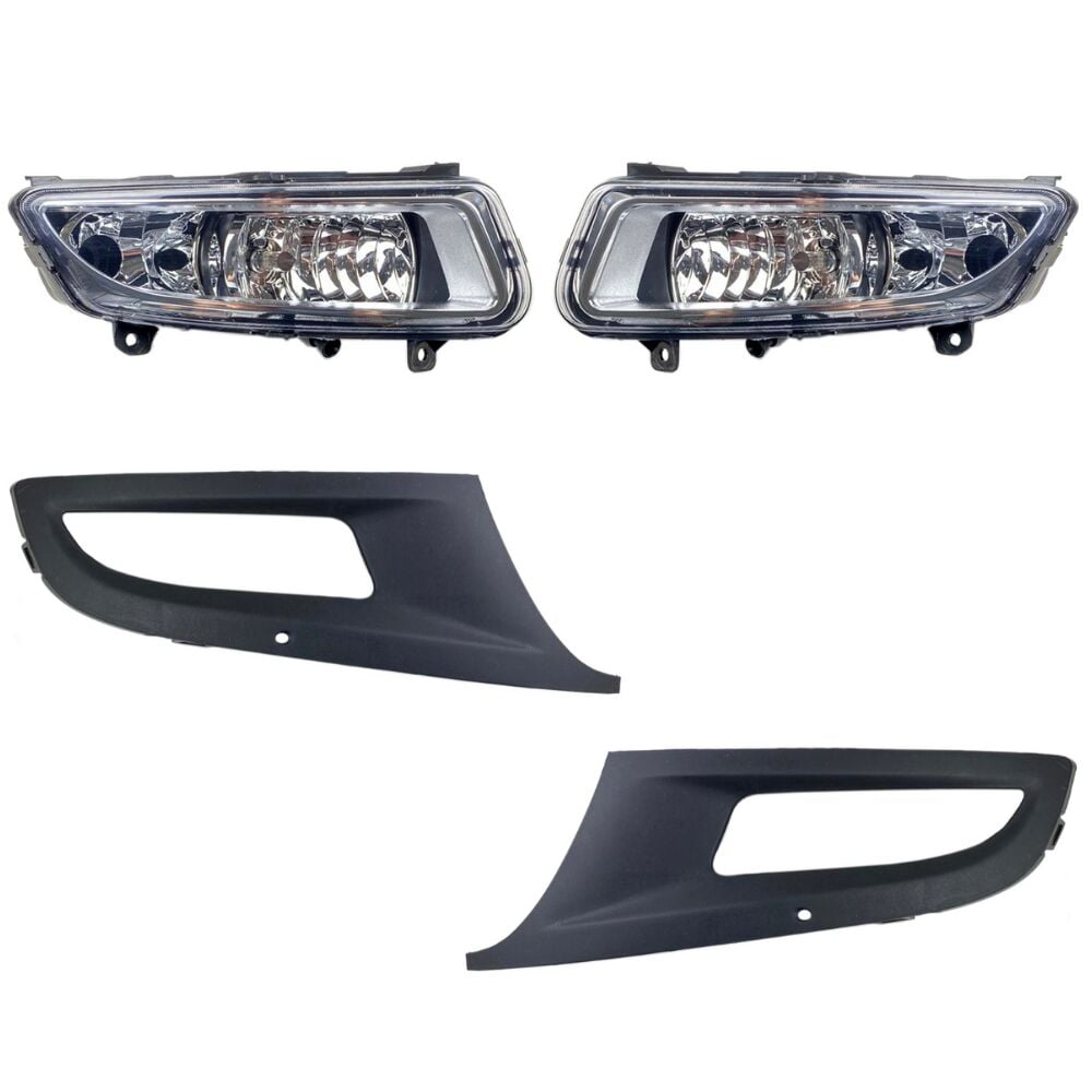 Vw polo 6r sis lambası farı ve sis çerçeve seti 2010 / 2014