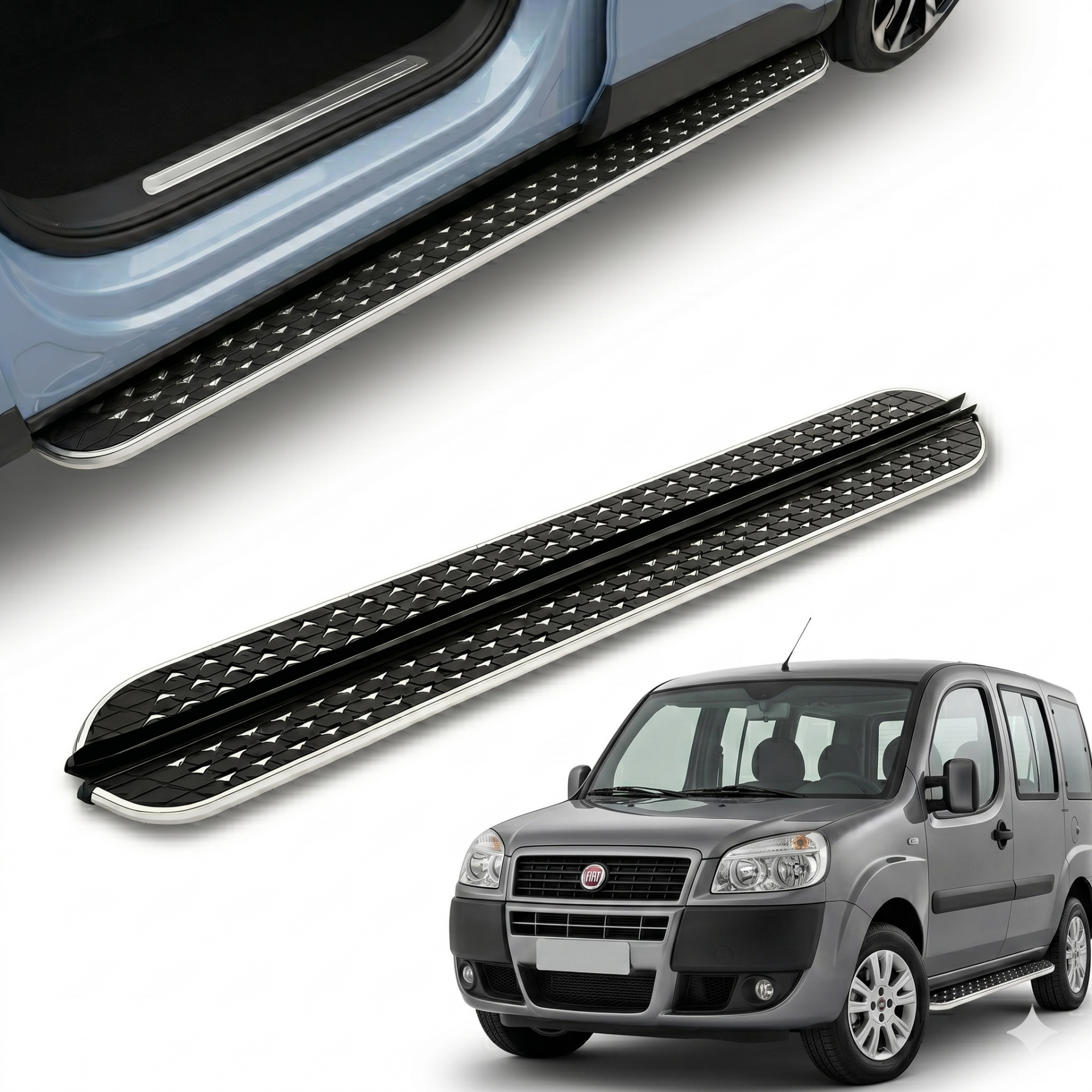 Fiat doblo yan basamak marşbiyel koruma flory 2002 / 2009