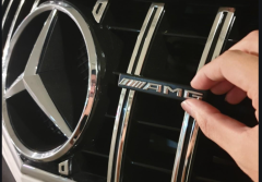 Mercedes w205 gtr ön panjur ızgara seti amg 2019+ c serisi