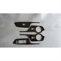 TOYOTA C-HR 2016-2019 KAPI KOLÇAK KAPLAMA TITANYUM SİYAH (AYNA DÜĞMELİ MODEL)