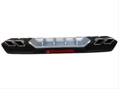 honda civic fc5 uyumlu difüzör kare egzoz gri  2016-2020