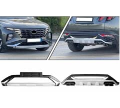 Hyundai tucson ön arka tampon koruması difüzör oem model 2021 / 2023