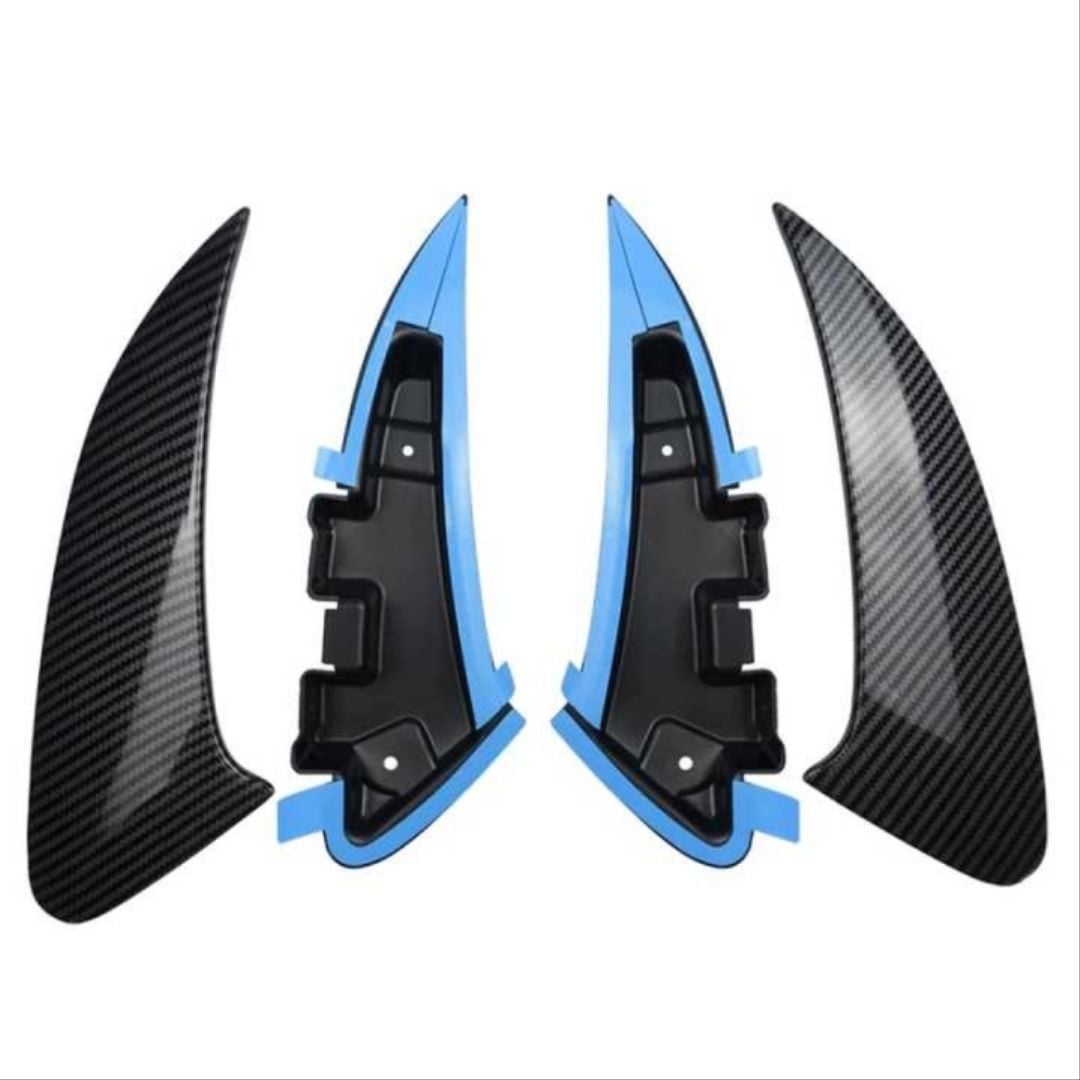 Mercedes w177 ön tampon yan bıçakları 2 parça karbon 2019+