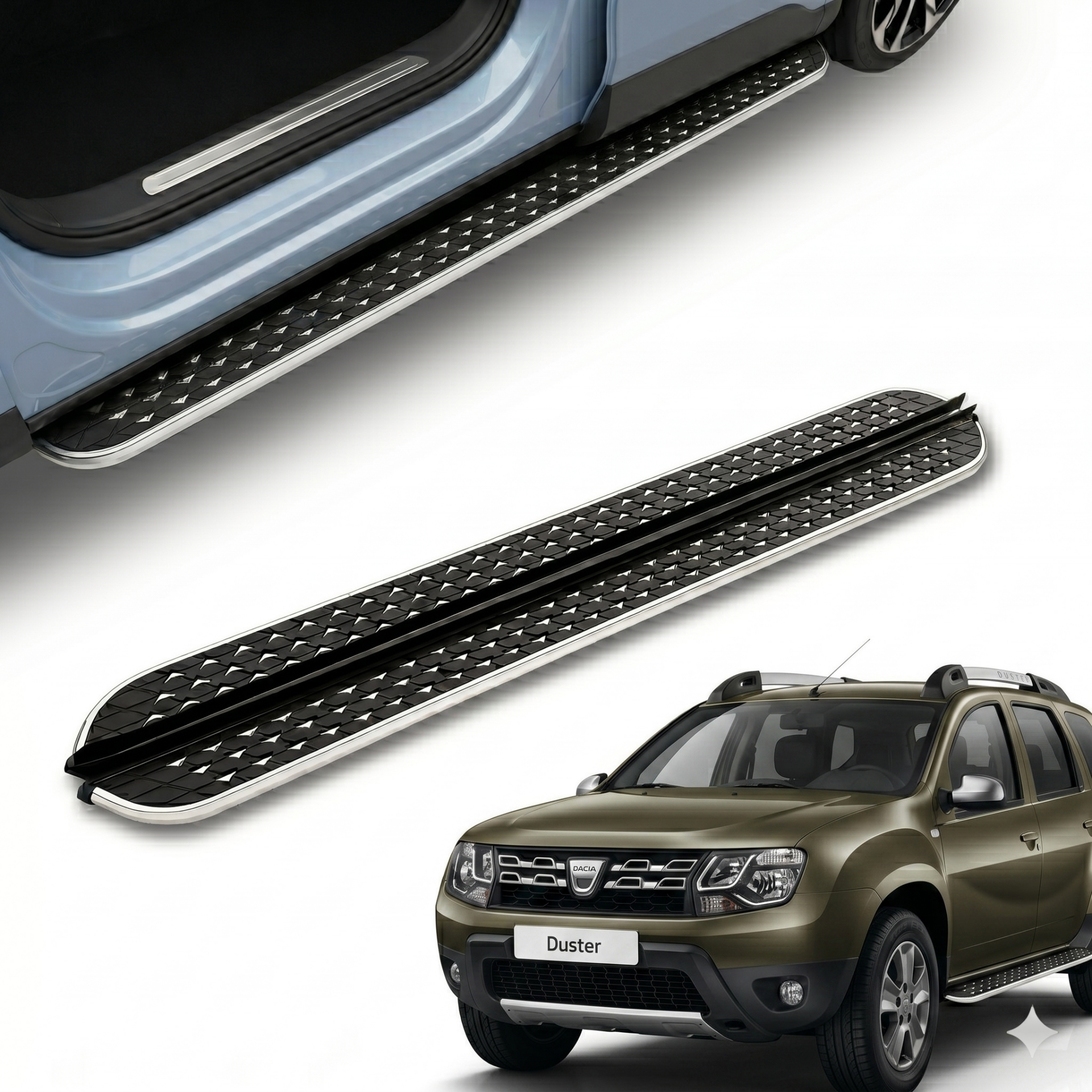 Dacia duster yan basamak marşbiyel koruma flory 2010 / 2017