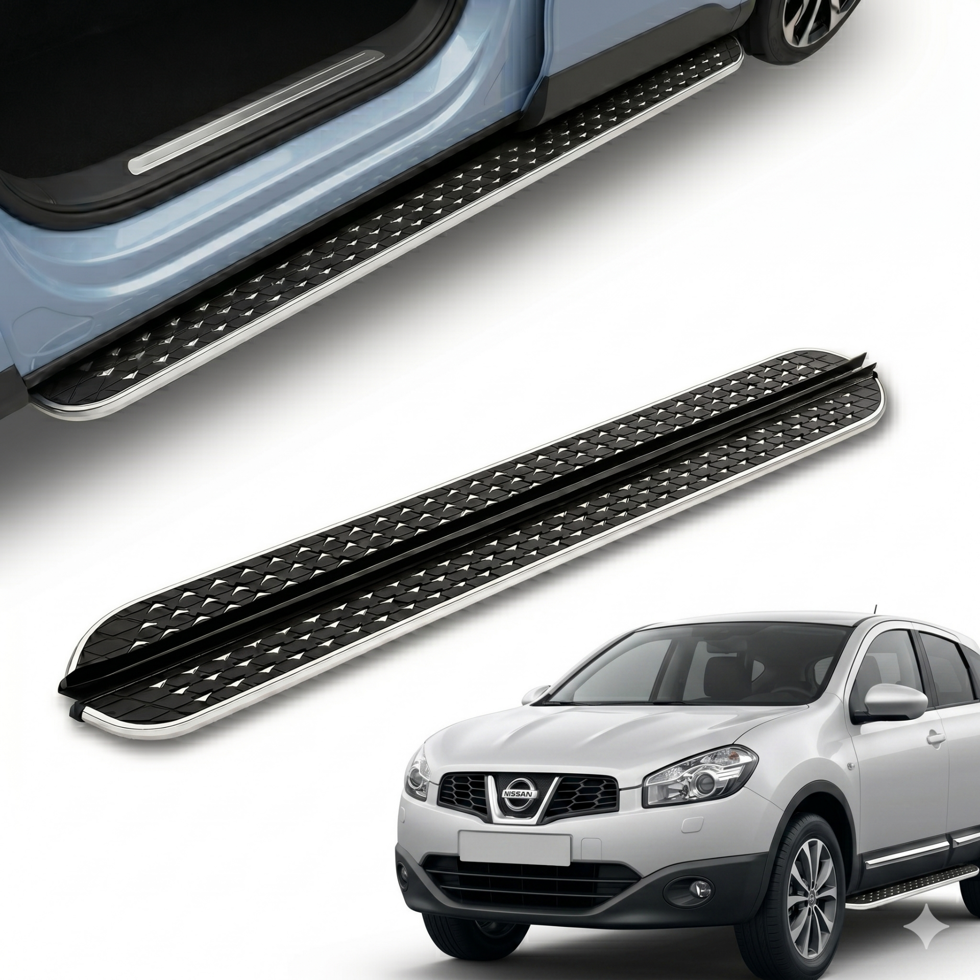 Nissan qashqai yan basamak marşbiyel koruma flory 2007 / 2014
