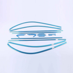 Toyota corolla cam çerçevesi kenar çıtası krom tamtur 2007 / 2013 12 parça