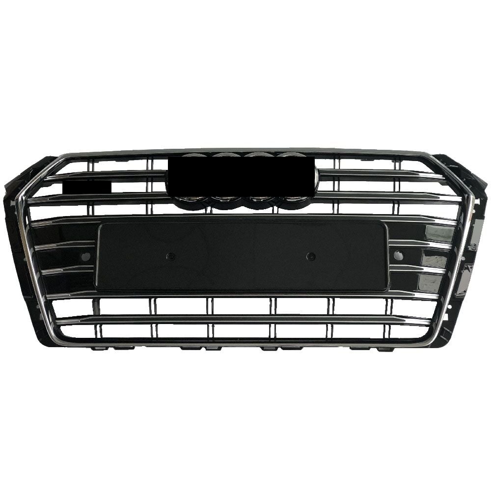 Audi a4 s4 ön panjur ızgara 2016+ krom siyah
