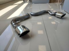 Honda civic fc5 uyumlu difüzör çift çıkış için egzoz seti 2016-2020