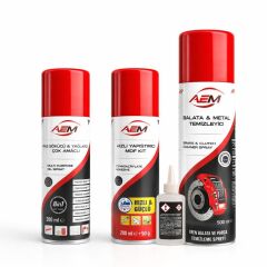 Aem balata temizleyici - pas sökücü - hızlı yapıştırıcı seti 3lü set