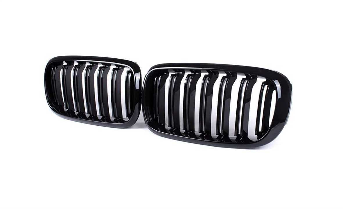 Bmw x5 x6 f15 mx5 böbrek ön panjur seti pianoblack 2012 / 2019