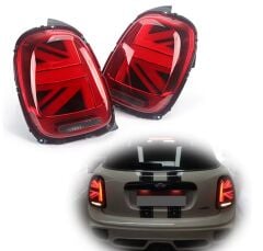Mini cooper f55 f56 f57 arka stop lambası ledli kırmızı union jack 2014 / 2018