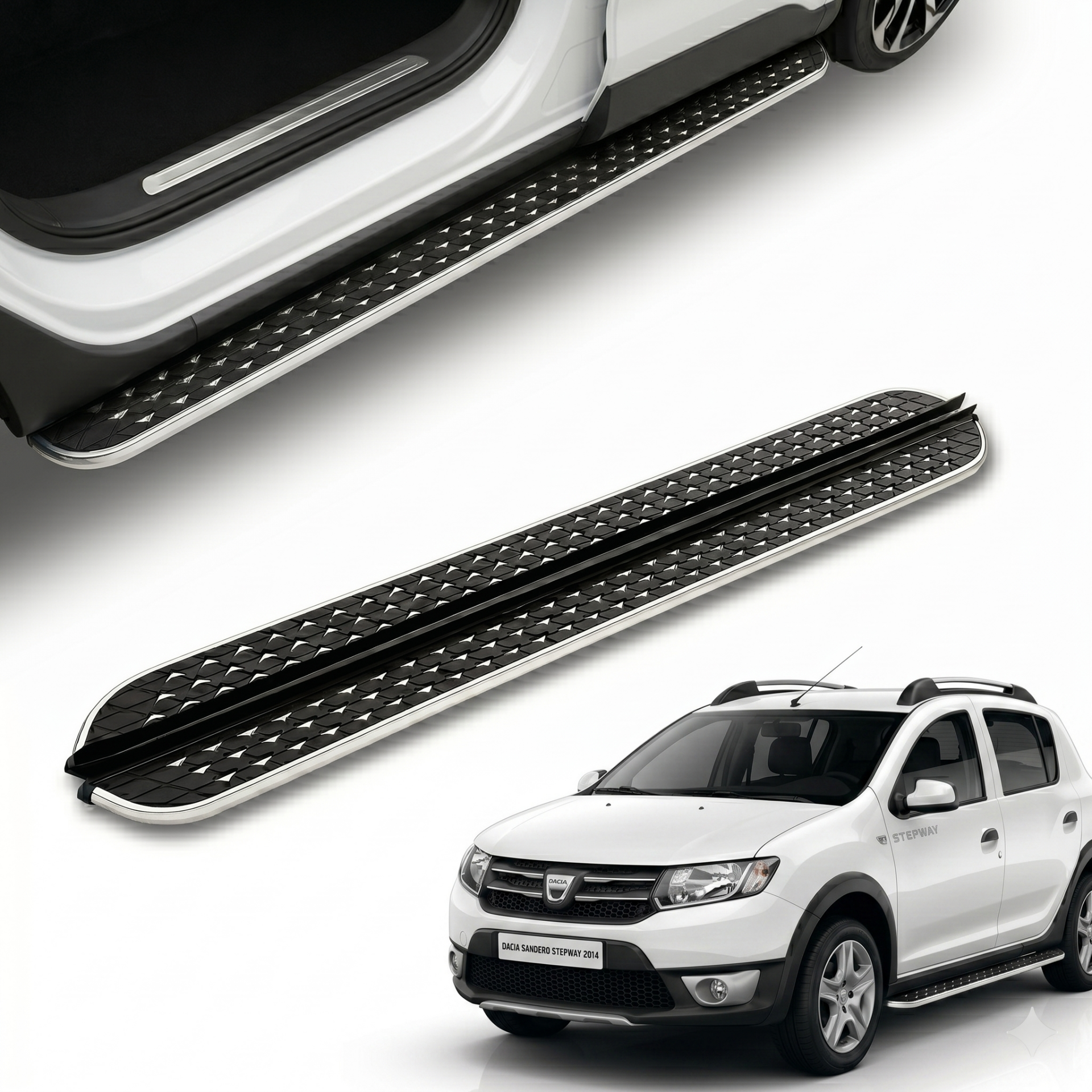 Dacia sandero yan basamak marşbiyel koruma flory 2013+