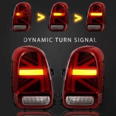 Mini countryman f60 arka stop lambası ledli kırmızı union jack 2017 / 2020