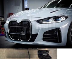 Bmw g22 g23 m4 cs ledli ön böbrek panjur ızgara pianoblack 2020+