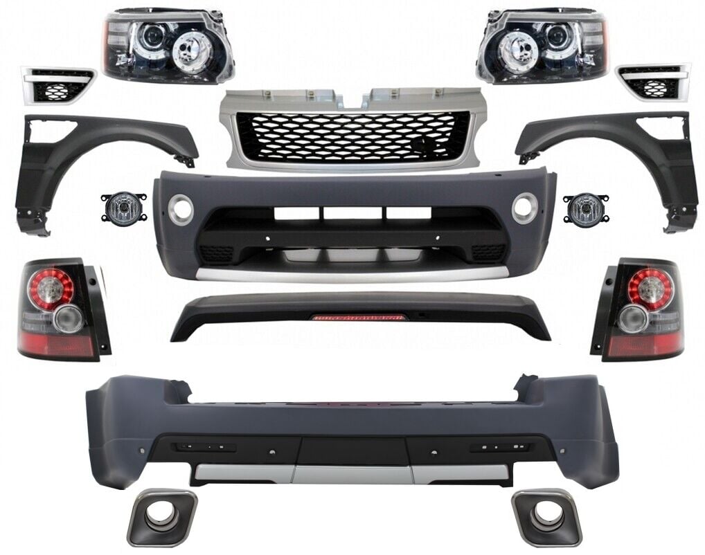 Lr range rover sport L320 autobiography dönüşüm body kit tampon seti full 2005 / 2012