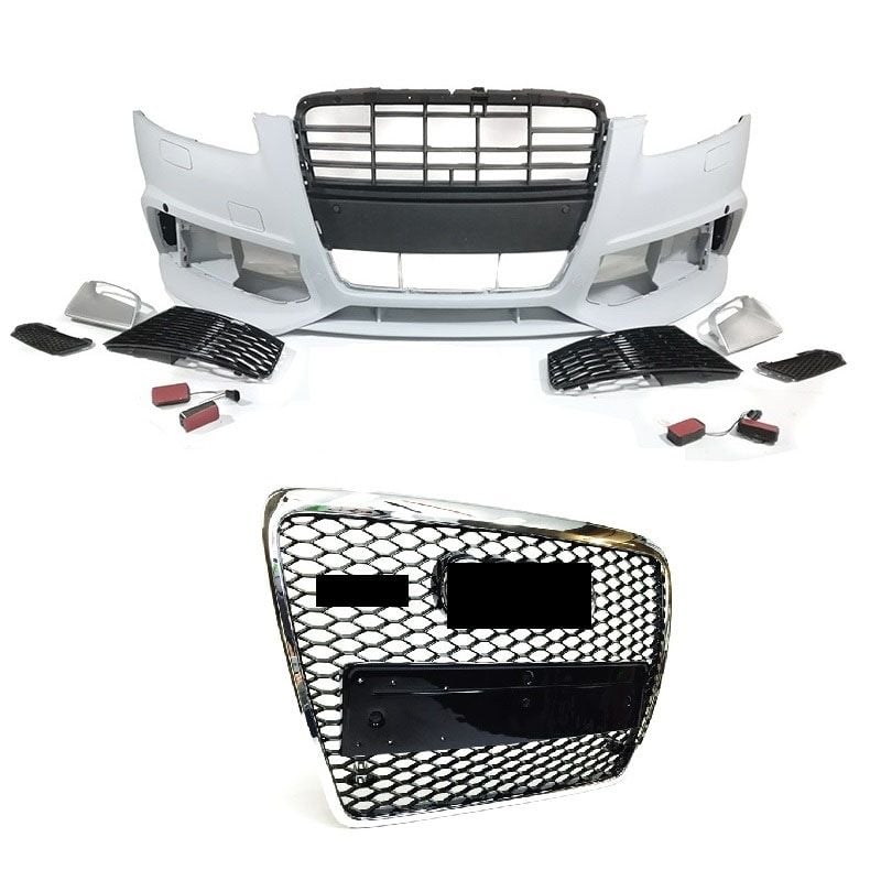 Audi a6 rs6 ön tampon panjur seti 2009 / 2011 c6