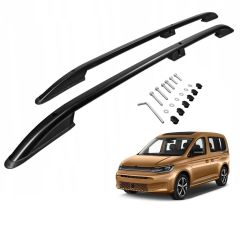 Vw caddy maxi tavan çıtası port bagaj taşıyıcı siyah 2021+