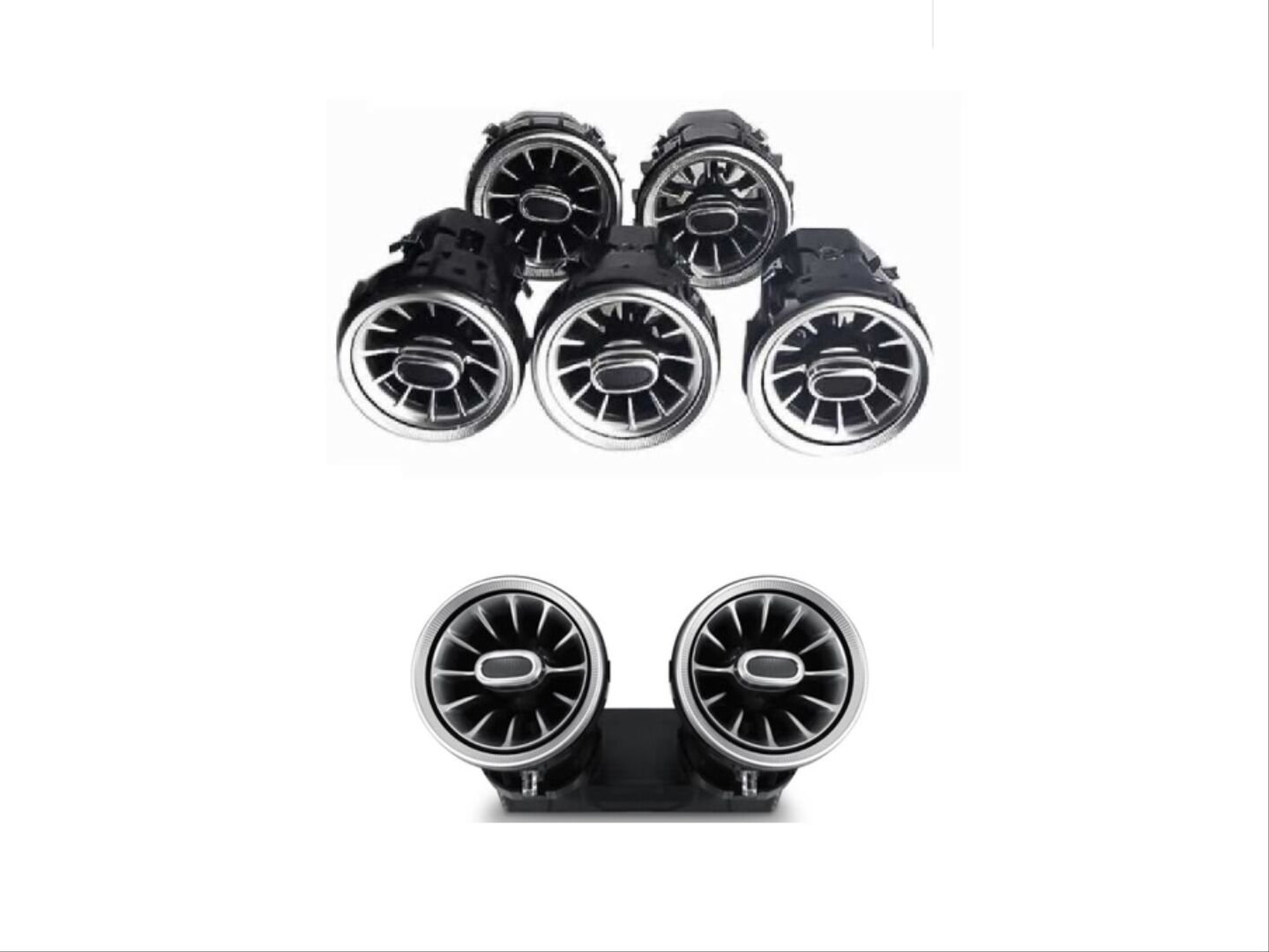 Mercedes w205 havalandırma menfez ambiyans seti 64 renk ön ve arka 2019+