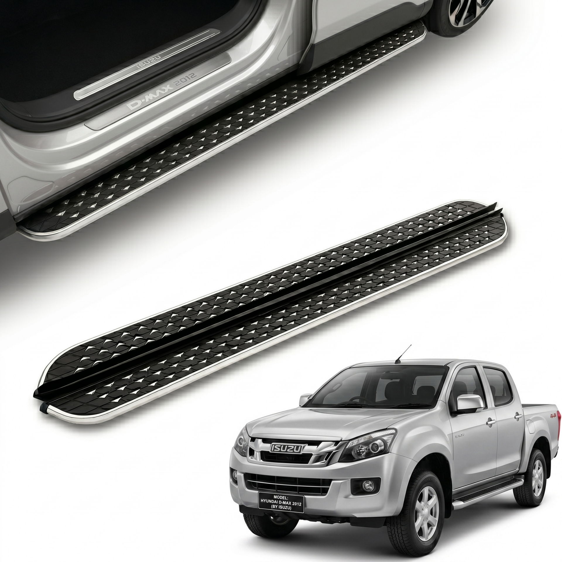 Isuzu dmax yan basamak marşbiyel koruma flory 2012 / 2015