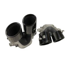 Mercedes w118 cla45 arka difüzör ve egzoz ucu siyah 2018+