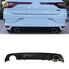 Renault megane 4 arka tampon difüzörü sedan 2016+ siyah