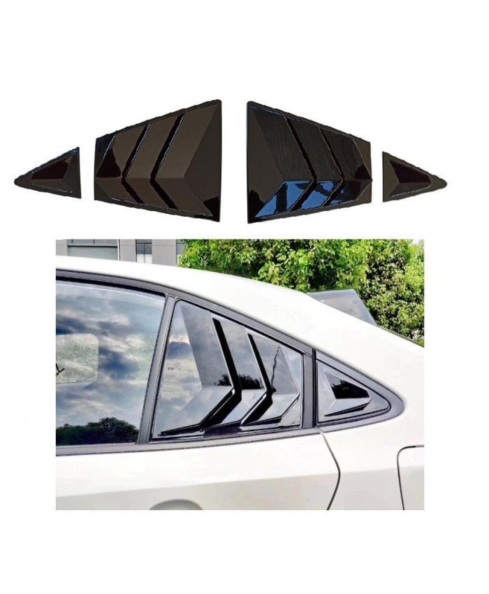 Toyota corolla arka kelebek cam ızgarası panjuru parlak siyah 2019+