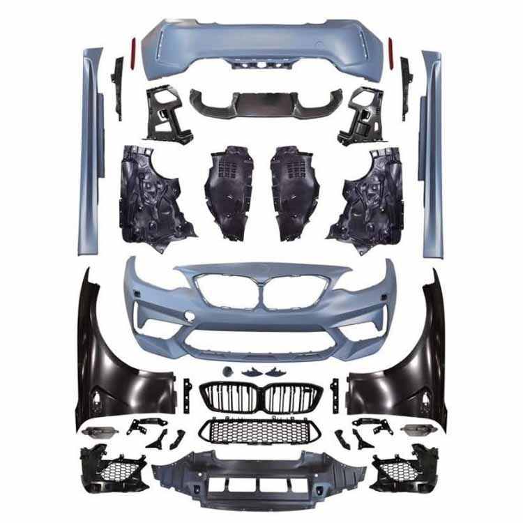 Bmw f22 mc wide body kit full tampon seti 2014 / 2018