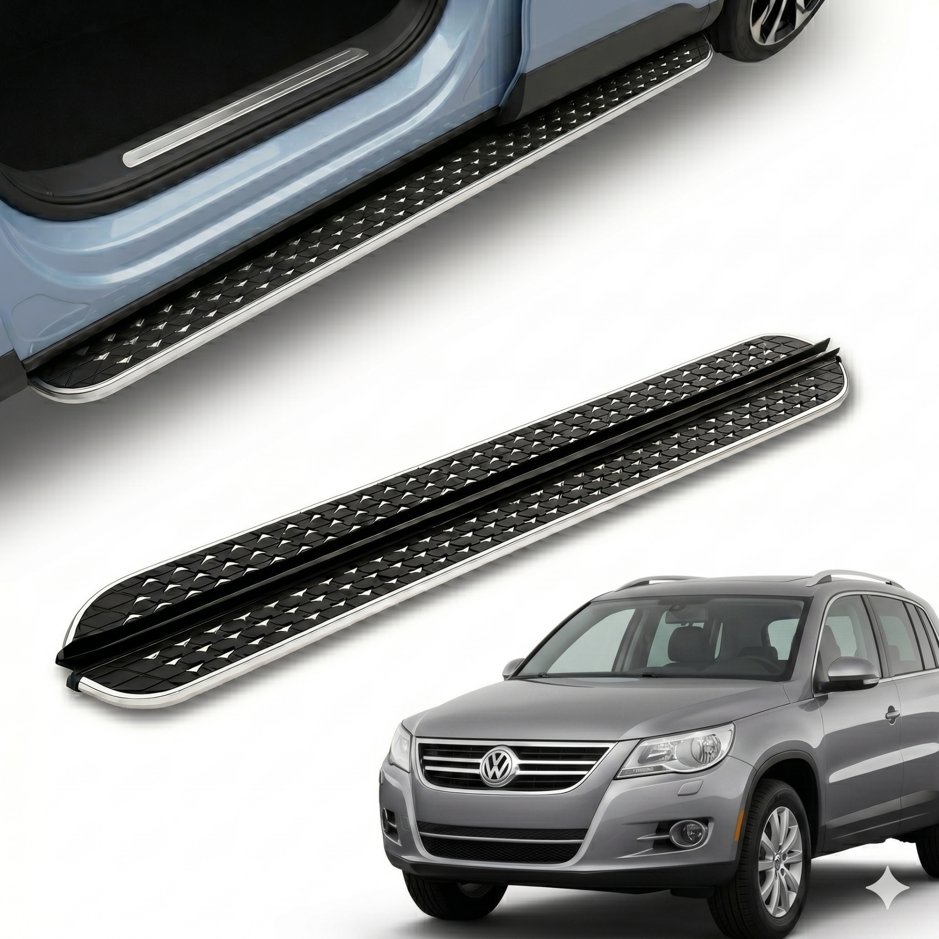 Vw tiguan yan basamak marşbiyel koruma flory 2009 / 2015
