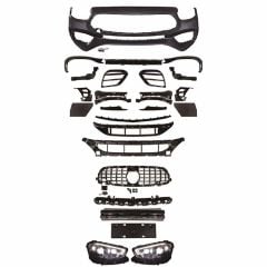 Mercedes w213 e63s makyajlı dönüşüm body kit seti full