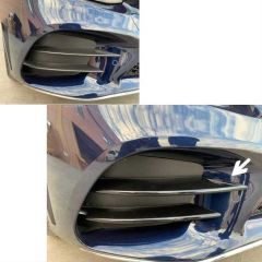 Mercedes w205 sis kaşı çıtası 4 parça siyah 2019+