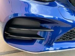 Mercedes w205 sis kaşı çıtası 4 parça siyah 2019+