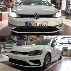 Vw Golf 7.5 gti ön tampon ve panjur seti komple 2017 / 2020