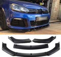 Vw golf 6 R ön tampon altı lip 3 parça kulaklı