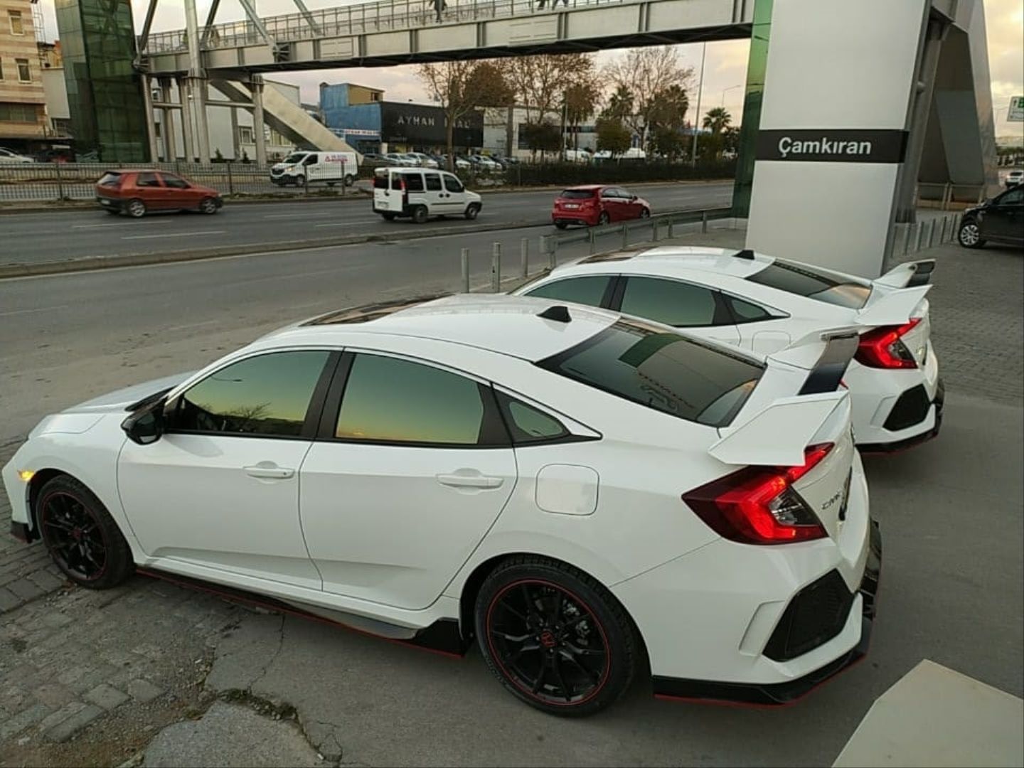 Honda civic fc5 uyumlu typer spoiler boyasız 2016+
