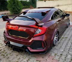 Honda civic fc5 uyumlu typer spoiler boyasız 2016+