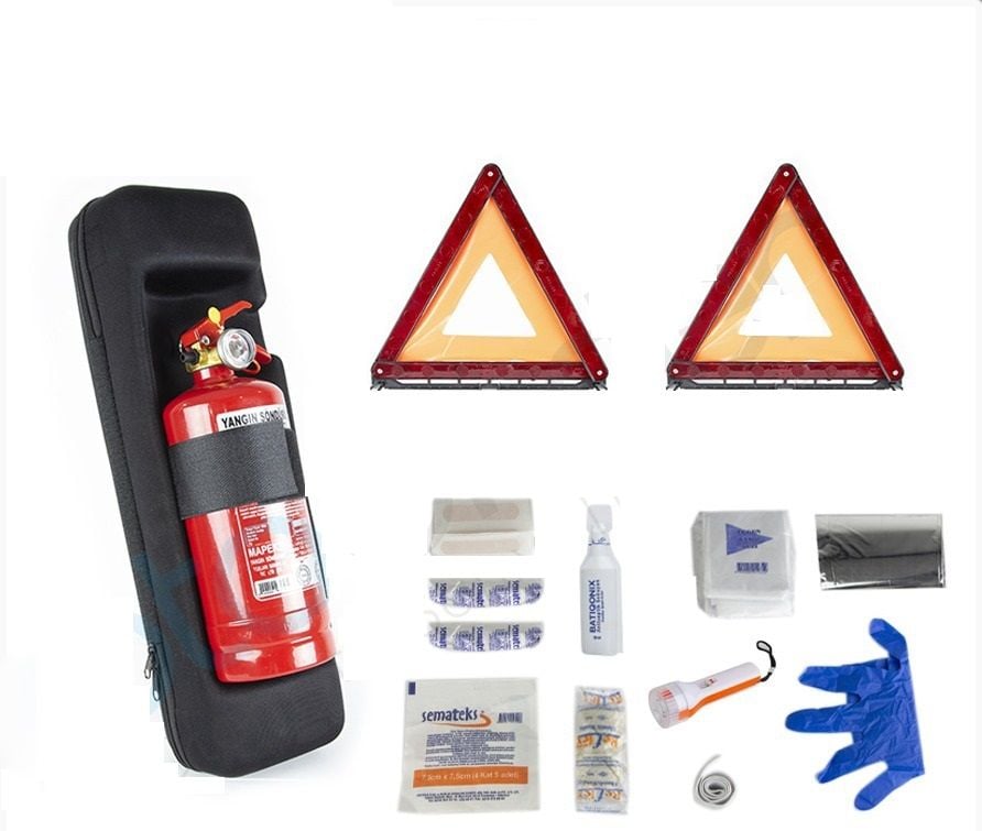 Trafik seti ve yangın tüpü lüx tüvtürk uyumlu