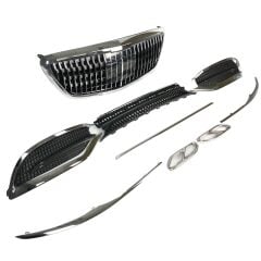 Mercedes w222 maybach ön panjur ızgara 2018+