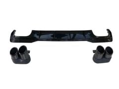 Audi a7 s7 arka difüzör ve egzoz seti sline için 2018+