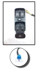 Mercedes w203 cam düğmesi anahtarı sol 2038200110