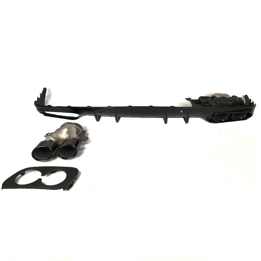 Mercedes w205 coupe c43 difüzör ve egzoz ucu seti