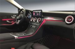 Mercedes w205 64 renk ambiyans seti 3 renkten yükseltme kit