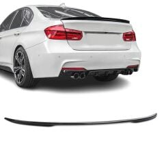Bmw F30 bagaj üstü spoiler pianoblack boyalı m-performance