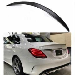 Mercedes w205 amg bagaj üstü spoiler pianoblack 2013+