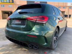 Mercedes w177 hb a45 difüzör ve egzoz ucu seti siyah 2019+